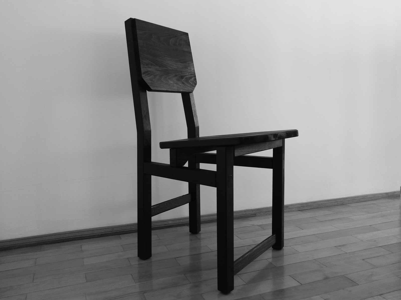 Vedere generală scaun B19 negru